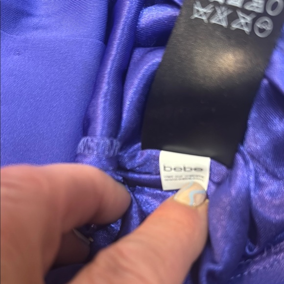 Bebe purple Strapless Sweetheart Cocktail Gown - Picture 8 of 9